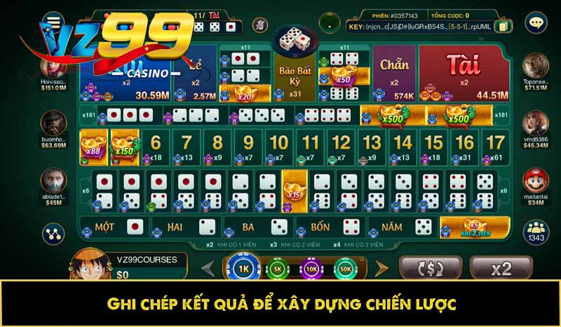 Sicbo là gì? Có bao nhiêu loại và kinh nghiệm chiến thắng 9 Ghi chép kết quả để xây dựng chiến lược